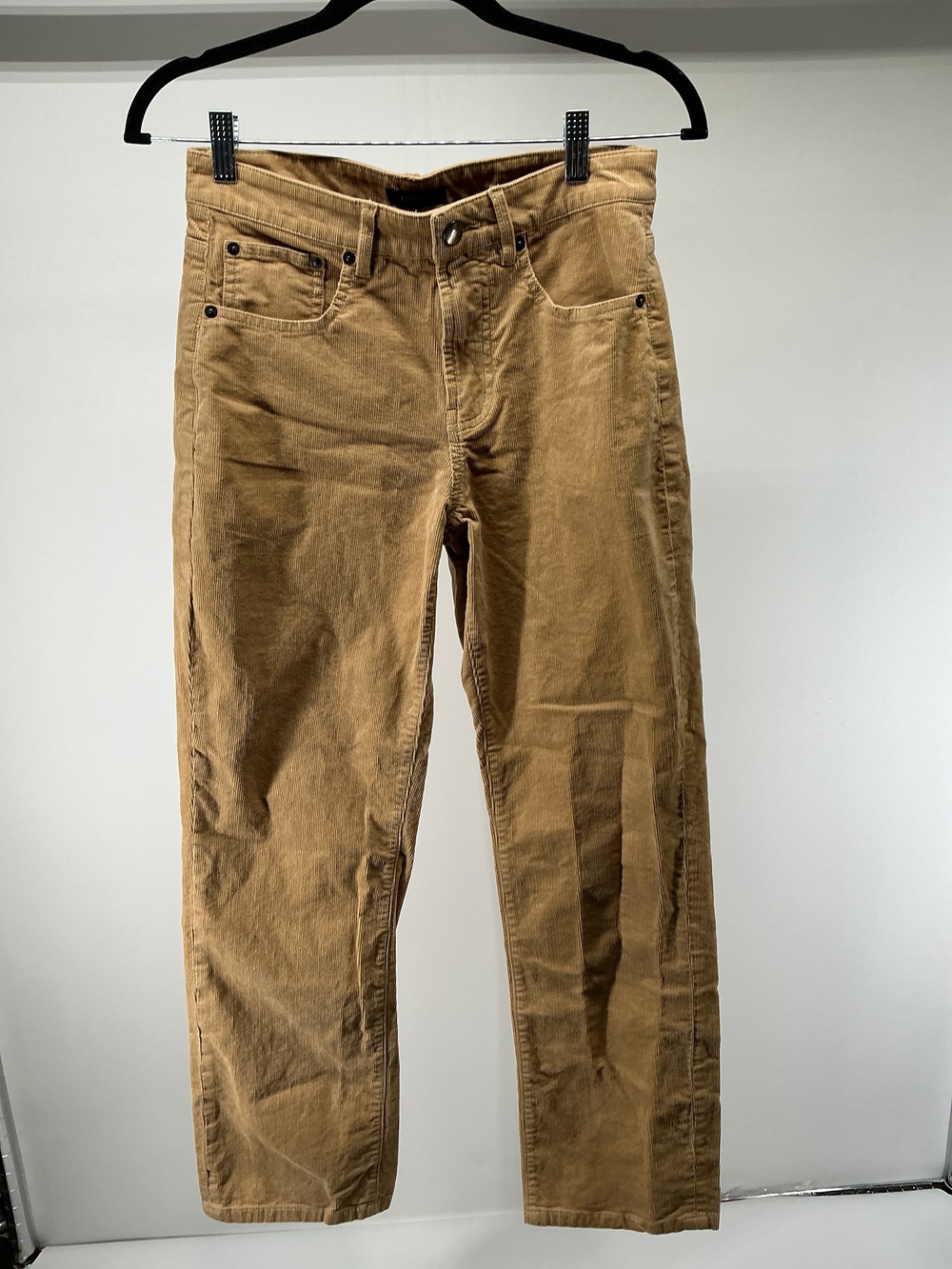 Organic Stretch Corduroy Straight Leg Pants - 28"